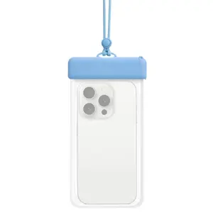 Phone Case Waterproof Pouch Phone Protector Pack Anti-Fall Waterproof Pocketh Large Smartphone Water Purse Beach Smartphone Case