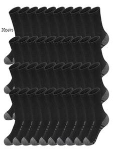 men's mid-calf socks, casual comfortable breathable socks for daily wear, men's socks for all seasons, breathable fabric socks, socks set