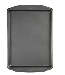 Bake It Better Steel Non-Stick Large Cookie Sheet, 16 x 12-inch - Perfect Bakeware for Baking