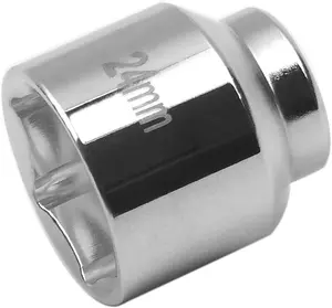 6 Point 24mm Socket, Low Profile Oil Filter Wrench, 3/8 Inch Oil Filter Removal Tool.