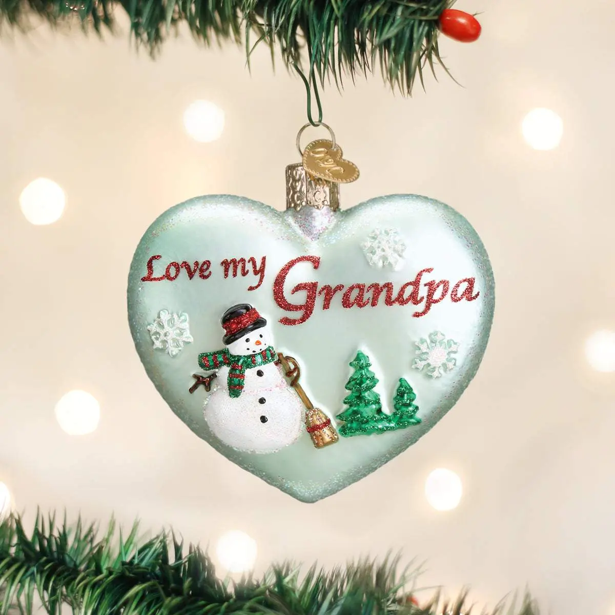 Grandpa Heart Ornament Grandpa Heart Ornament
