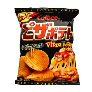 Calbee Original Shrimp Chips Pizza Flavor japanese  snacks