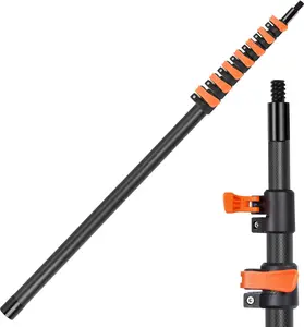 30FT Carbon Fiber Telescoping Pole - Multi-Purpose Extension Pole Cleaning, Painting, Dusting, High Reach Tasks