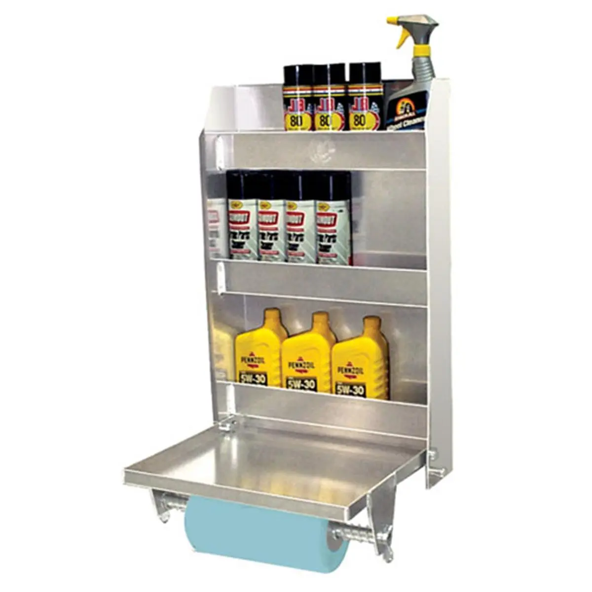 Pit Pal Medium Door Cabinet - Trailer Storage Space-Saving Indoor Cupboard with 18.75"l x 30"h x 5.5"d Dimensions, Locking Pin, and Washer Kit