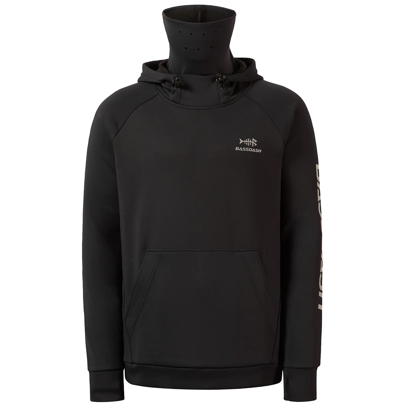 BASSDASH Men’s Fishing Fleece Hoodie with Neck Gaiter Water Resistant Performance Hunting Sweatshirt BASSDASH Men’s Fishing Fleece Hoodie with Neck Gaiter Water Resistant Performance Hunting Sweatshirt