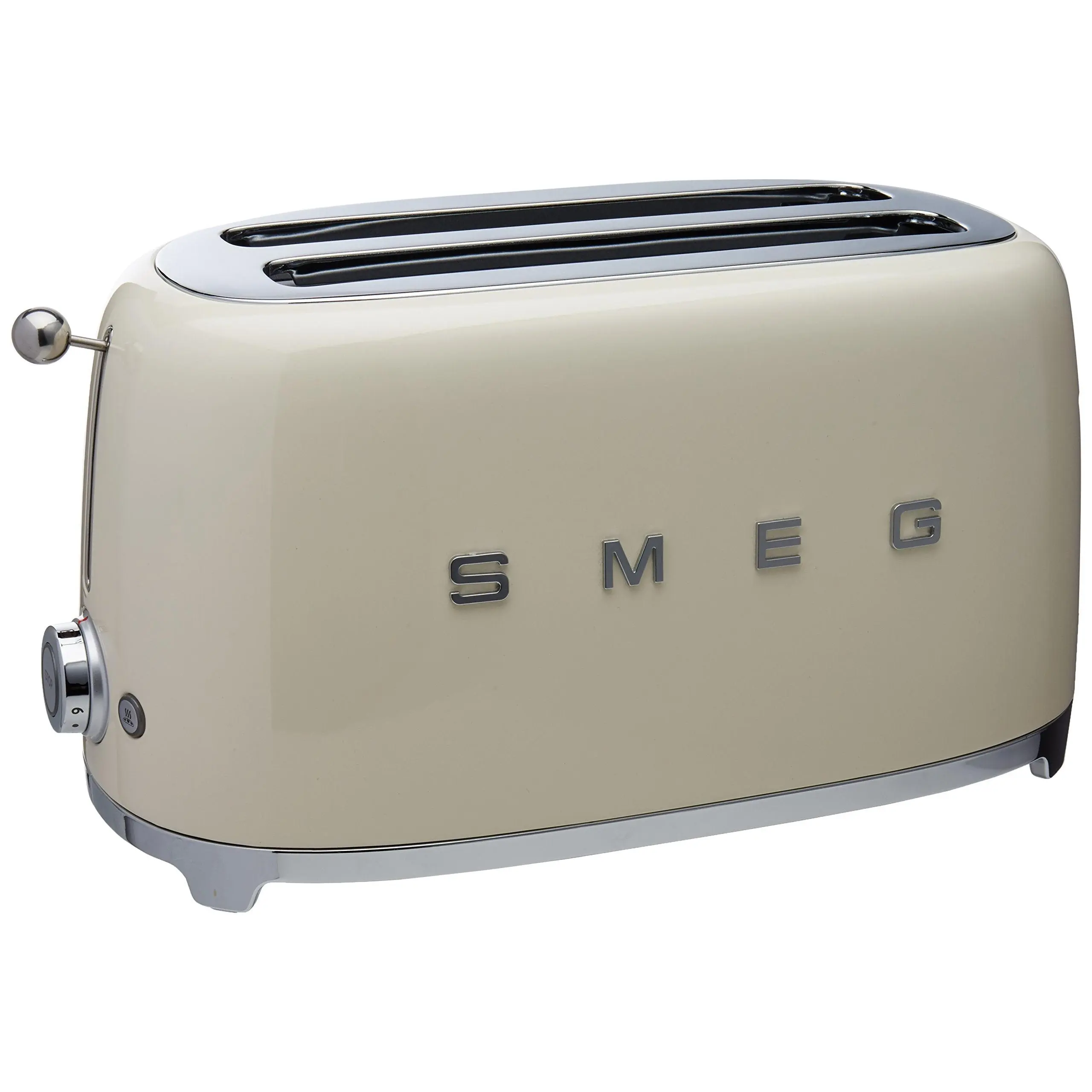 SMEG 50's Retro Style Electric 4-Slice Toaster (Cream) - Open Box