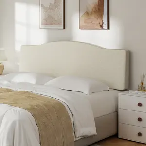 Queen Size Headboard Only-No Assembly, Upholstered Headboard Queen/Full/King/Twin Size Chenille Fabric Modern Style Headboards Extra-Thick