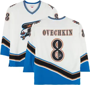 Alex Ovechkin Washington Capitals Autographed 2005 White Screaming Eagle Mitchell & Ness Replica Jersey - Fanatics Authentic Certified
