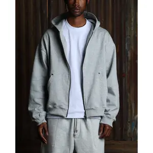 American Thrift Zip Hoodie Grey Heather