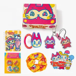 Tiny Mess Friends Character Gift Box - Phone, Bag & Desk Accessories Set