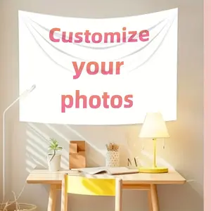 Personalized Custom Tapestry Upload Your Own Image for A Unique Wall Hanging Backdrop, Perfect for Home & Living Room Decor, Bedroom Wall Art, Multiple Sizes Such As 23.6*35.4inch, Hone Decoration, Party Decoration