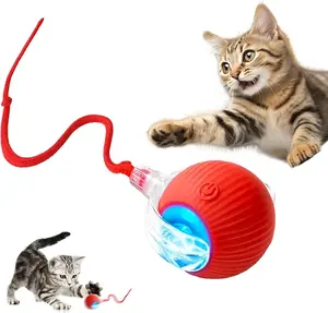 cattoys Interactive Dogs and Cat and Cat Toys for Indoor Cat for Boring Indoor Adults Cat Toy Kitten Cat Toy Fast Tail 2.0 Cat Ball Toy 2025 New Intelligent Rolling Ball