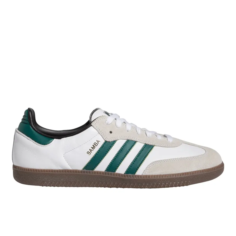 adidas Mens Samba Adv Skate Sneakers Shoes - Green, White