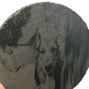Have Your Favorite Picture Engraved on Slate Personalized Photo Artwork on Natural Slate Surface