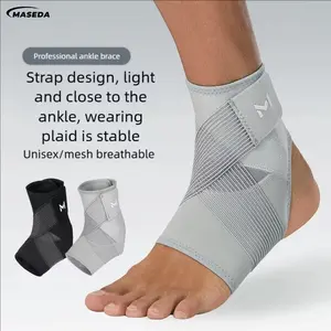 Ankle Support Bandage, Elastic Breathable Material, Unisex, Strap Design, Prevents Overwear, Compression Wrap, Ideal for Dance Training, Sports, Fitness Running, Versatile Use