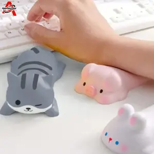 Cute Animal Design Wrist Rest, Slow Rising Ergonomic Mouse Pad, Mouse Elbow Arm Rest, Home Office Desk Supplies, Anime Mousepad, Ideal Gifts for Girls