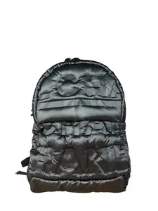 Pre-owned CHANEL nylon Backpacks Black Puffer Doudoune Backpack 2018