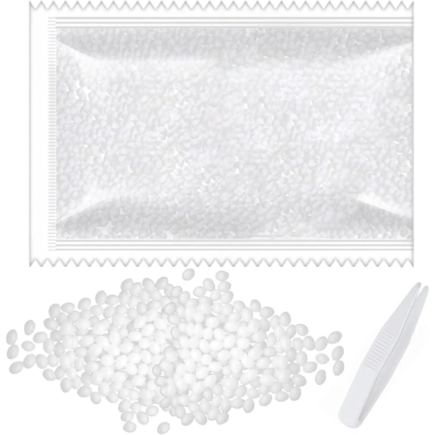 Tooth Repair Kit - Fake Teeth Replacement Kit for Temporary Restoration of Missing & Broken Teeth Dentures, DIY Heat Fit Beads