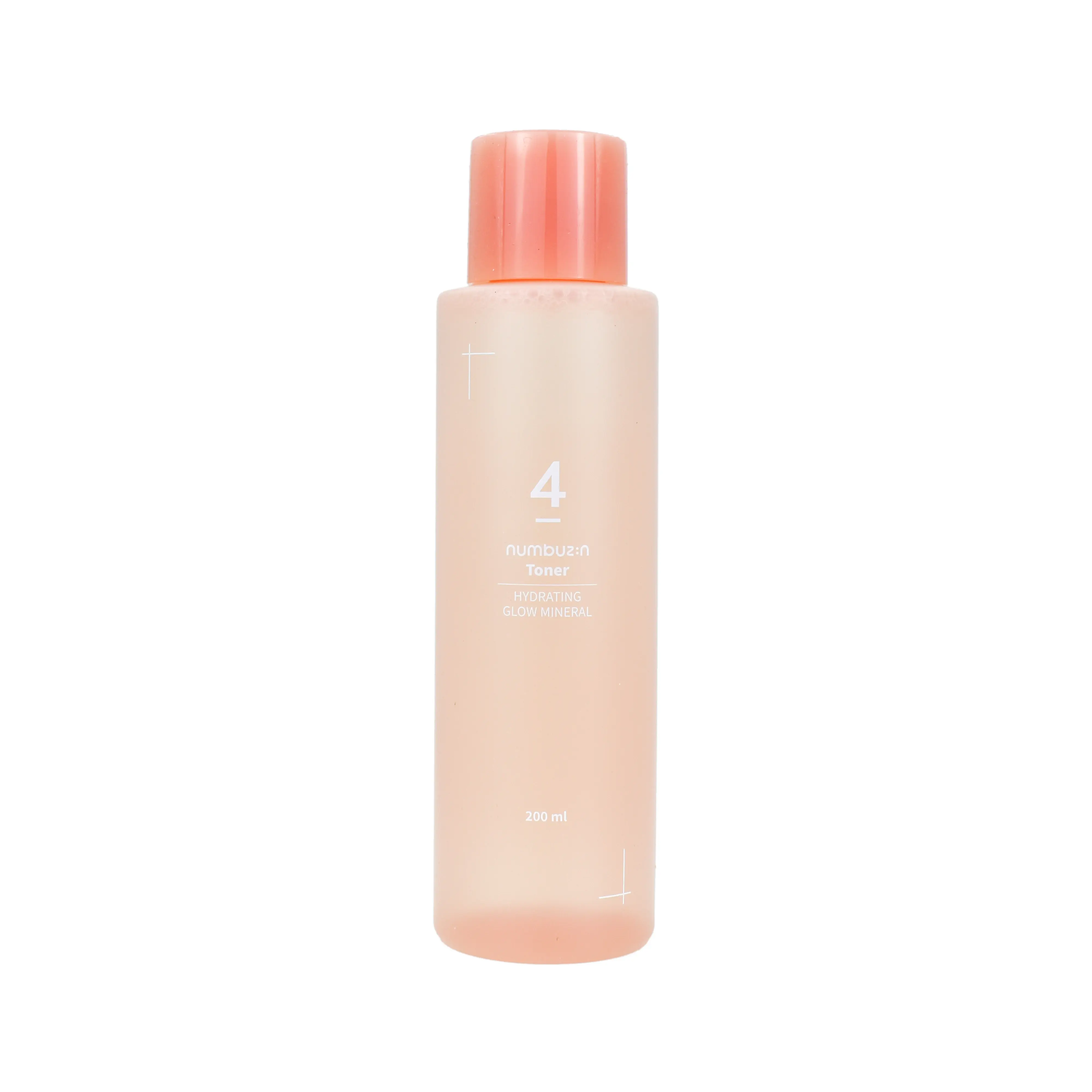 Numbuzin No.4 Hydrating Glow Mineral Toner (200ml) for Sensitive Skin with PHA and Niacinamide Skincare Comfort