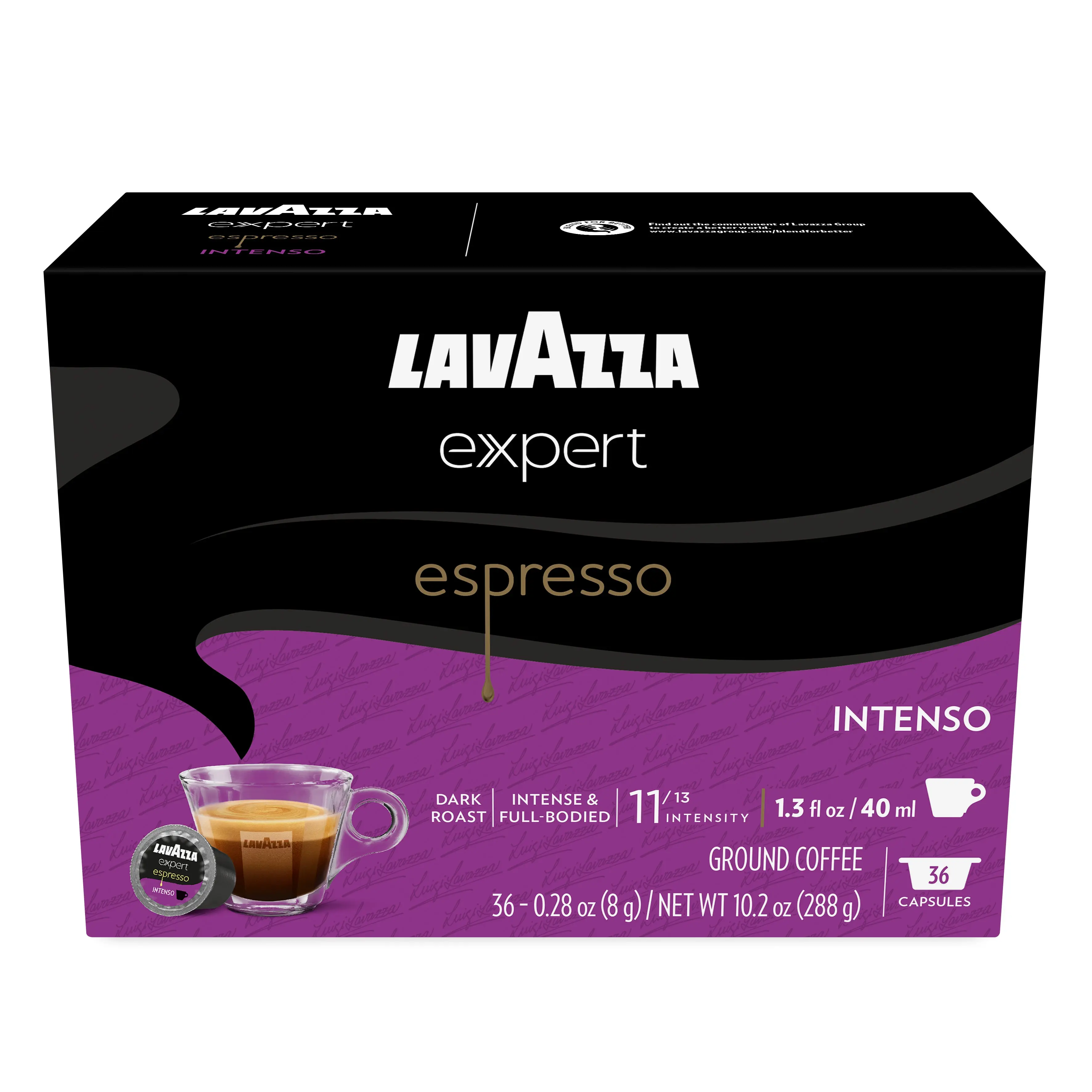 Lavazza Expert Espresso Intenso Coffee Capsules Lavazza Expert Espresso Intenso Coffee Capsules