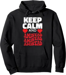 Amistad House Of Friendship RCA Friendly School Spirit Pullover Hoodie - 83B0DFCR37H7