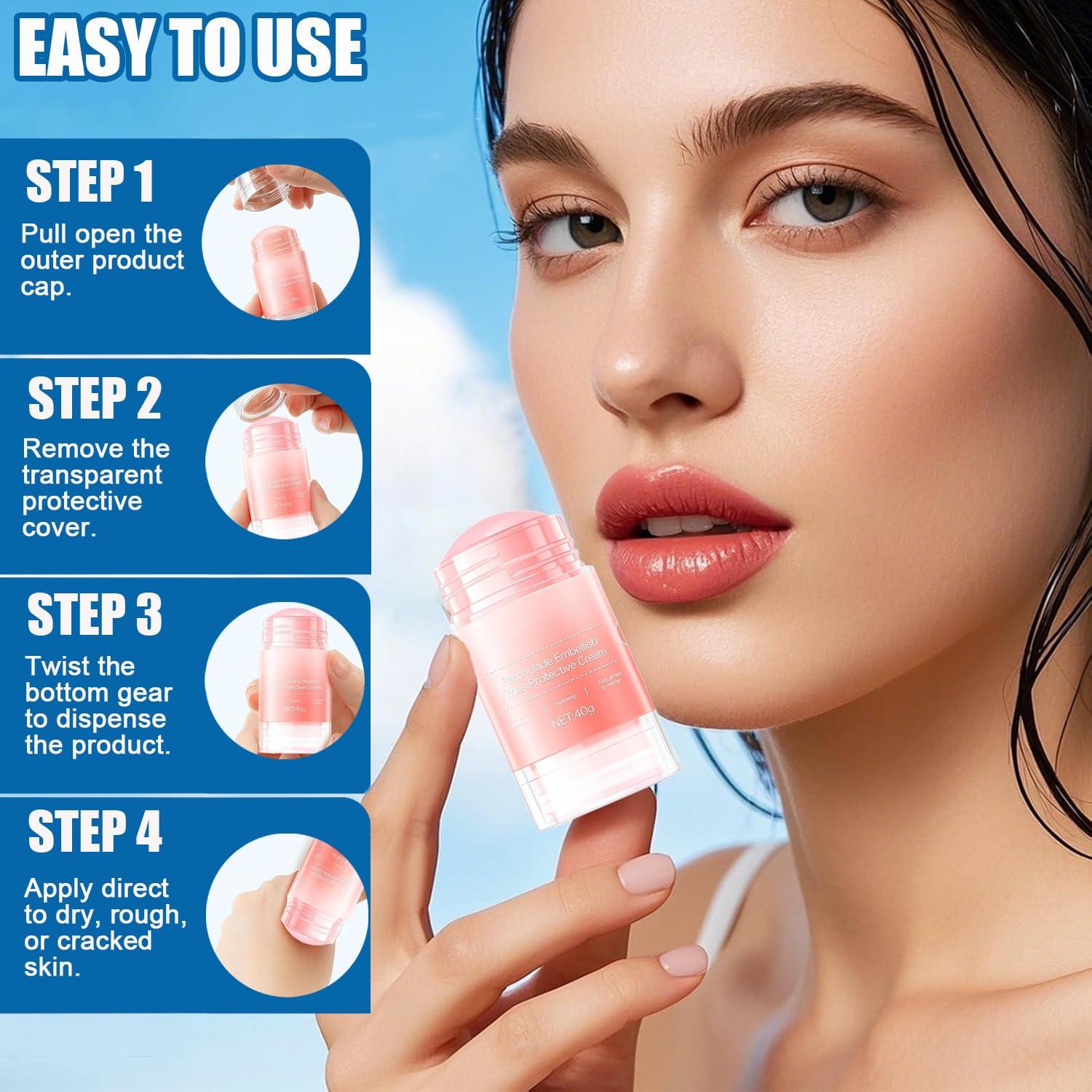 Buy one, get one freeCrack Feet Prevention Stick,2pcs Anti Crack Foot Cream For Dry Heels,Moisturizing Foot Balm Stick for Women Men Dry Heels