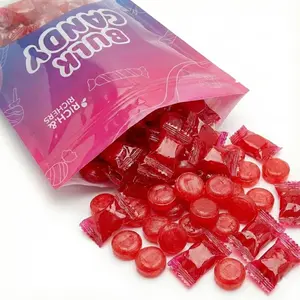 Cinnamon Candy Discs - 1lb Bulk Bag (Approximately 75 pcs) - Individually Wrapped Old Fashioned Red Hard Candies for Workplace Car Purse or Party Use