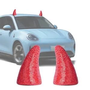 Devil Horn Car Decorative Light, Night High Bright Reflective Personalized Modification Universal Fit, Car Accessories, Boujee Car Accessories