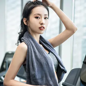 Fitness exercise towel, multifunctional quick-dry towel, gym equipment sweat-absorbing pad, fitness sweat towel