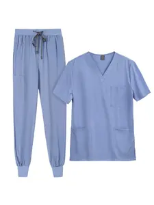 Two Piece Set Suitable for Both Men and Women Suitable for Wiping Beauty Skincare SPA Spa Uniforms Pet Stores Veterinary Nurses Scrubbing and Brushing Uniforms