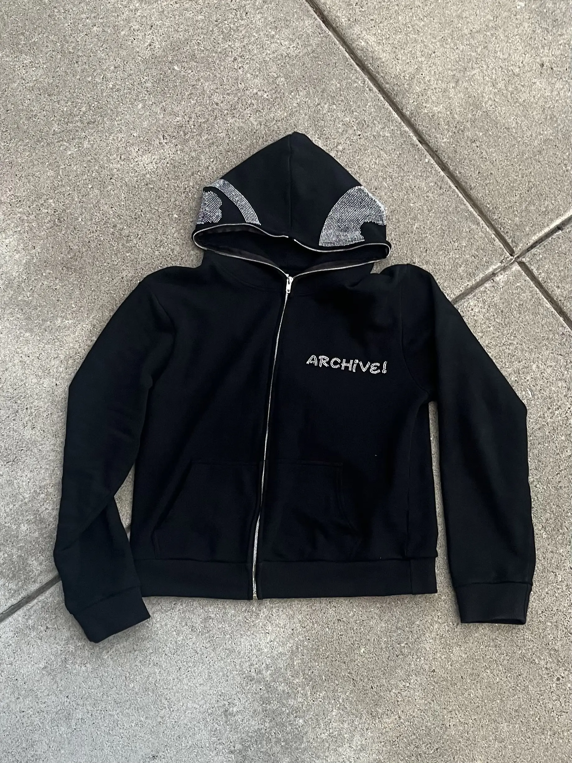 ARCHIVE RHINESTONE FULL-ZIP