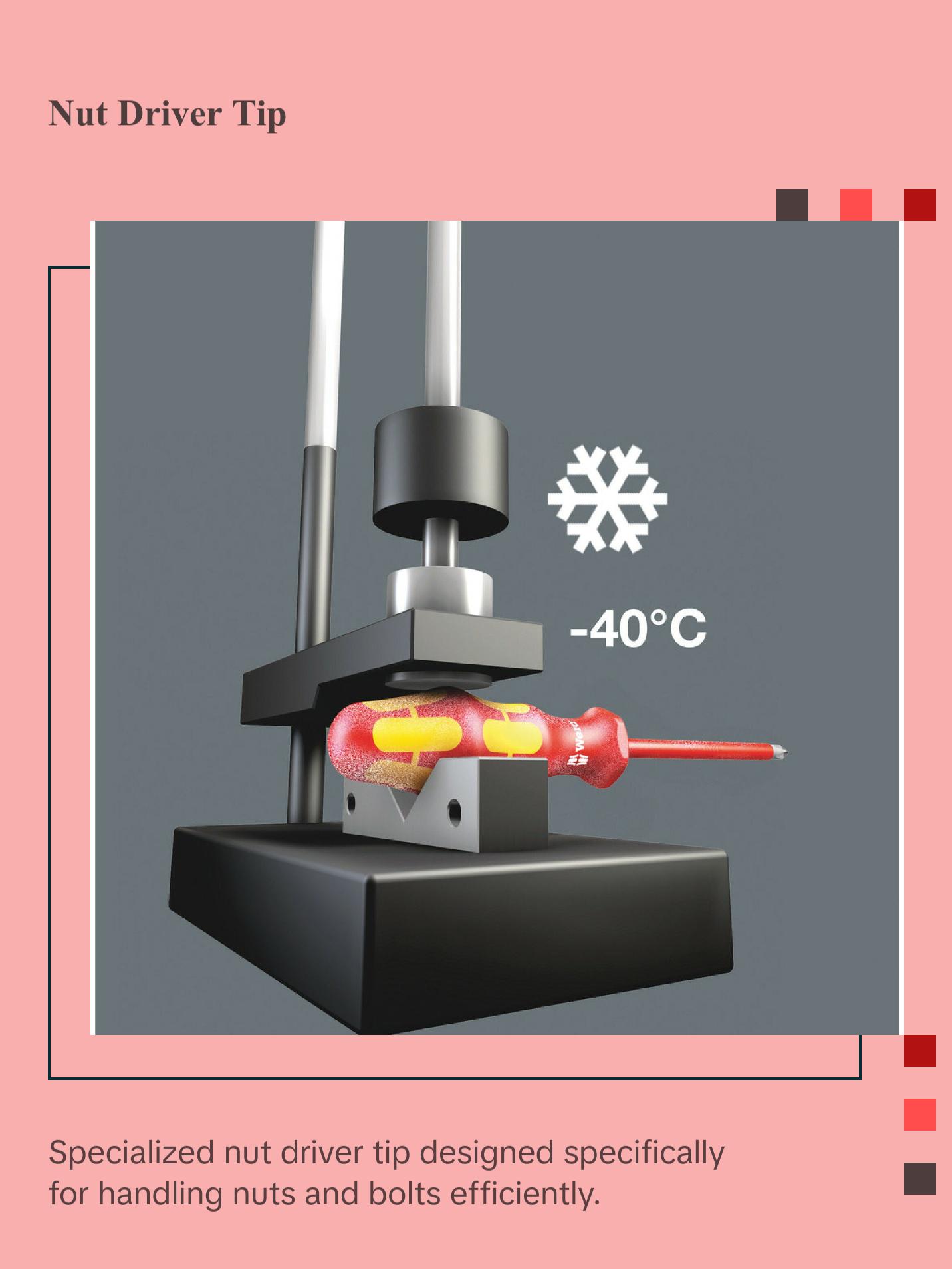 Wera 190 i VDE Insulated nutdriver, 7 x 125 mm