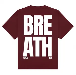Breath Tee - Burgundy