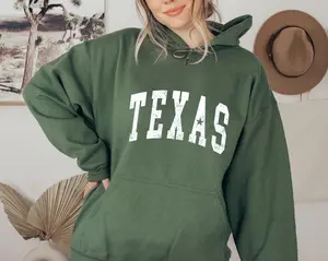 Texas Sweatshirt and Hoodie, Texas Football Sweatshirt, Texas Game Day Sweatshirt, Texas Tailgating, Women's Shirt, Texas Gift