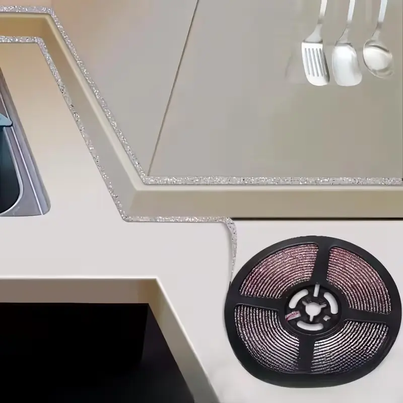 Self-Adhesive Seam Tape, Flexi Seal, 6 Meters Long, Easy Installation, Strong Adhesive, Ideal for Kitchen, Living Room, Bathroom, Durable and Reliable