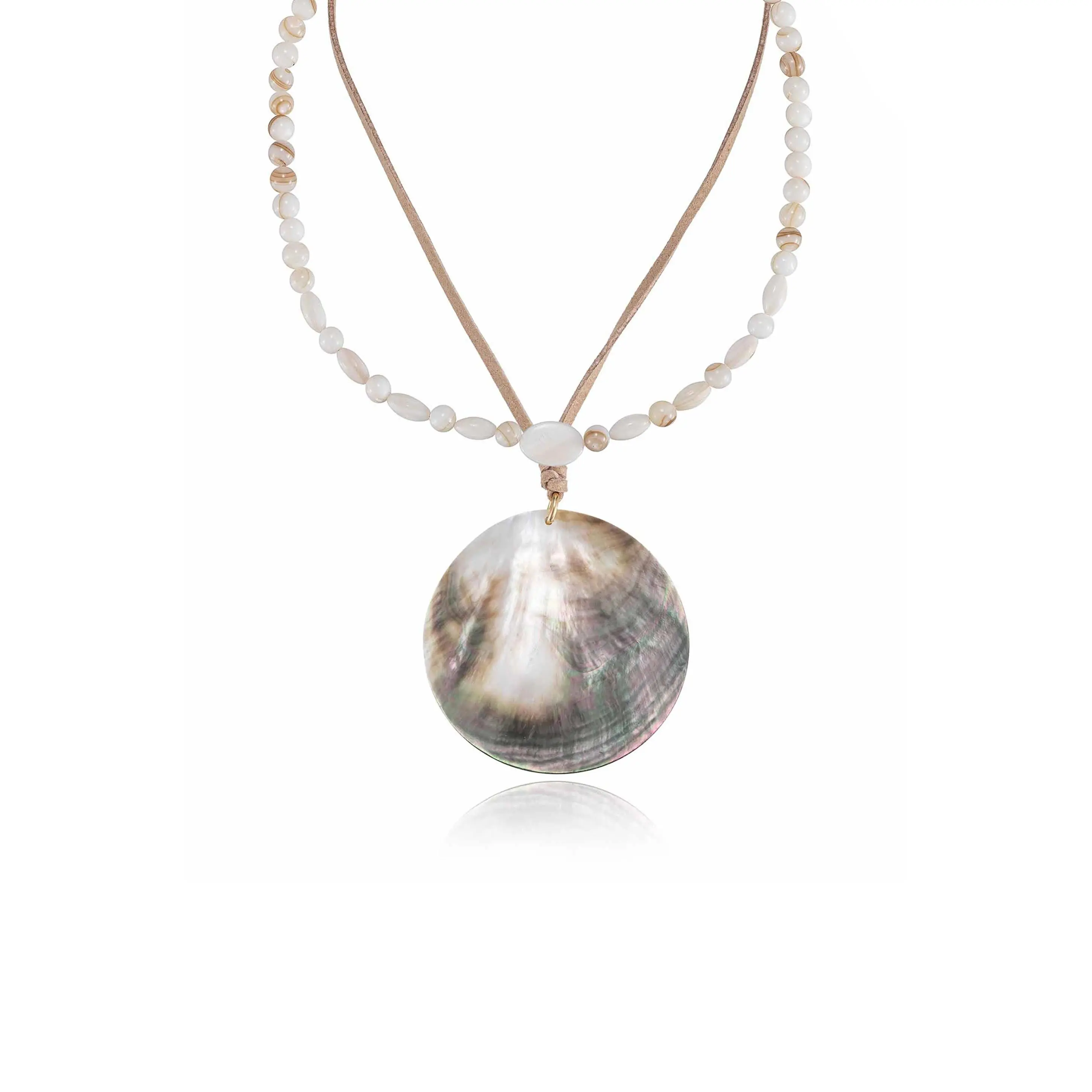 Opalescent Shell Necklace Set Opalescent Shell Necklace Set