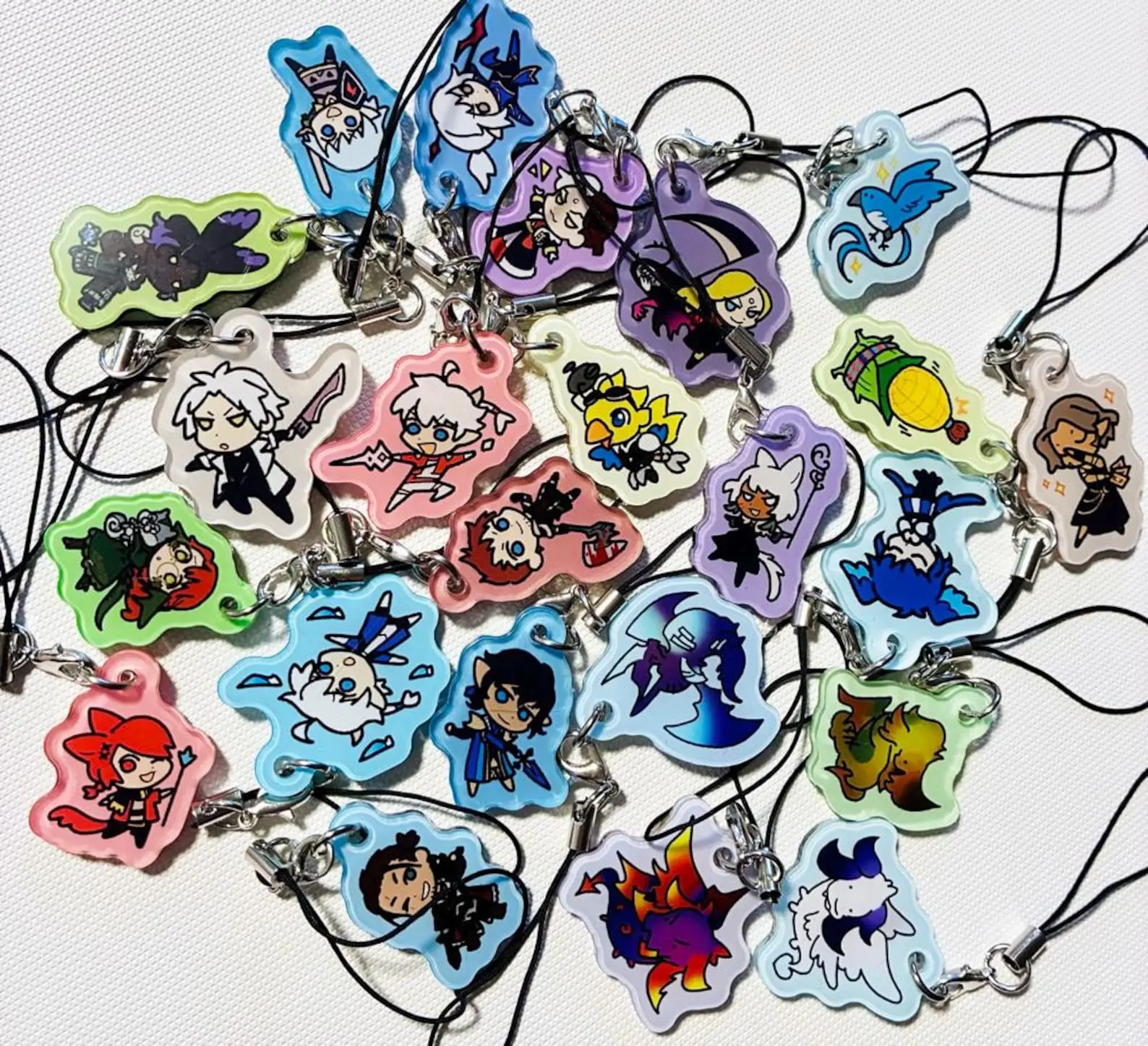 Blue's ffxiv Acrylic Keychain , Perfect Gift for Fans & Collectors