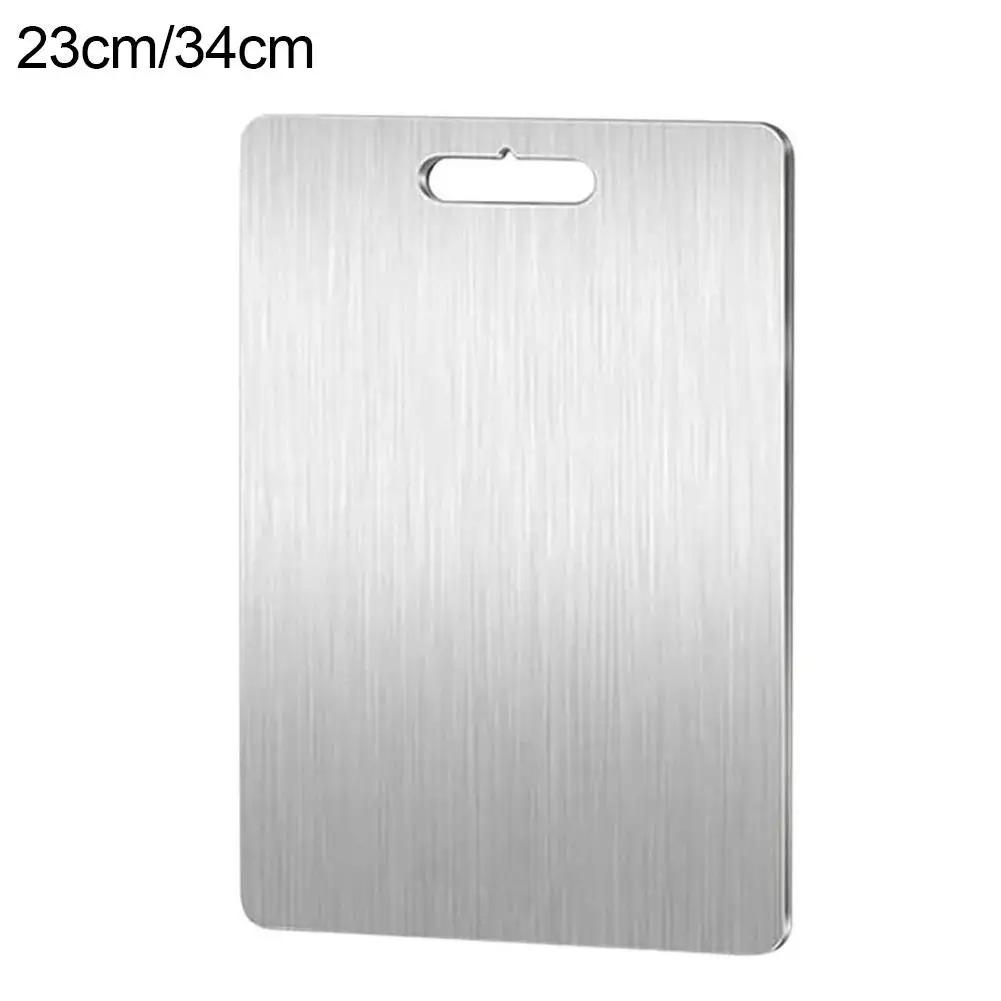 Stainless Steel Cutting Boards Dishwasher Safe Kitchen Boards Antibacterial Kitchen Fruit Vegetable Meat Chopping Cutting Board