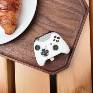 Silicone Protective Case for AirPods Pro 3 2 1 Game Console Design Bluetooth Earphone Accessory White Controller Style