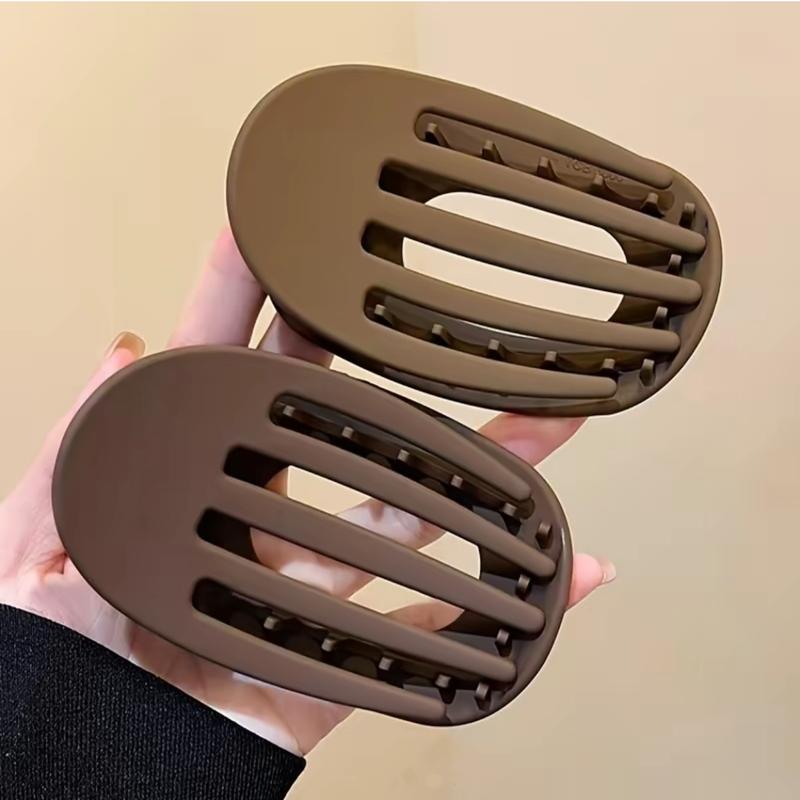 Solid Color Hair Clip, Fits Hairstyles forSchool, Gifts for Her, Casual Versatile HairAccessories for Women, MinimalistHeadwear Suitable for Thick Hair, Fashion HairAccessories for Party, Daily ClothingDecor, Ponytail Barrettes,Adjustable Clip