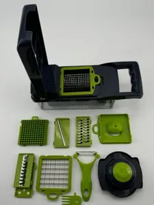 Handy Food Veggie Chopper Utensil - Onion & Vegetable Slicer, Dicer with Storage Container, Essential Kitchen Gadget for Efficient Chopping