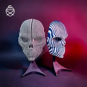 Printed Luminous Quantum Skull 3D Printed Luminous Quantum Skull Decoration