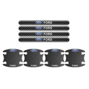 Car Door Handle Bowl Scratch Protector Sticker, Anti-Collision Guard Strips for Ford Models, Durable & Stylish Car Accessories