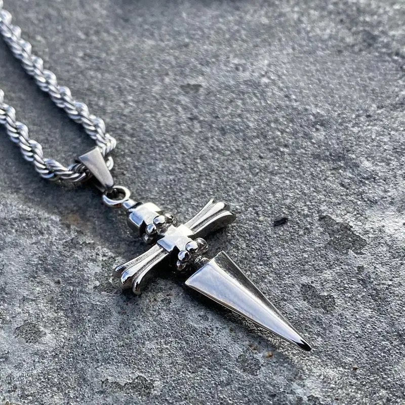 Judgement Chain Necklace During Animal July Accessories Kurapika Copper Material Hypoallergenic 60cm Rope Chain Cross Pendant