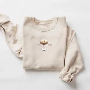 Espresso Martini Sweatshirt, Funny Tini Time Pullover, Birthday Gift for Coffee Cocktail Lover