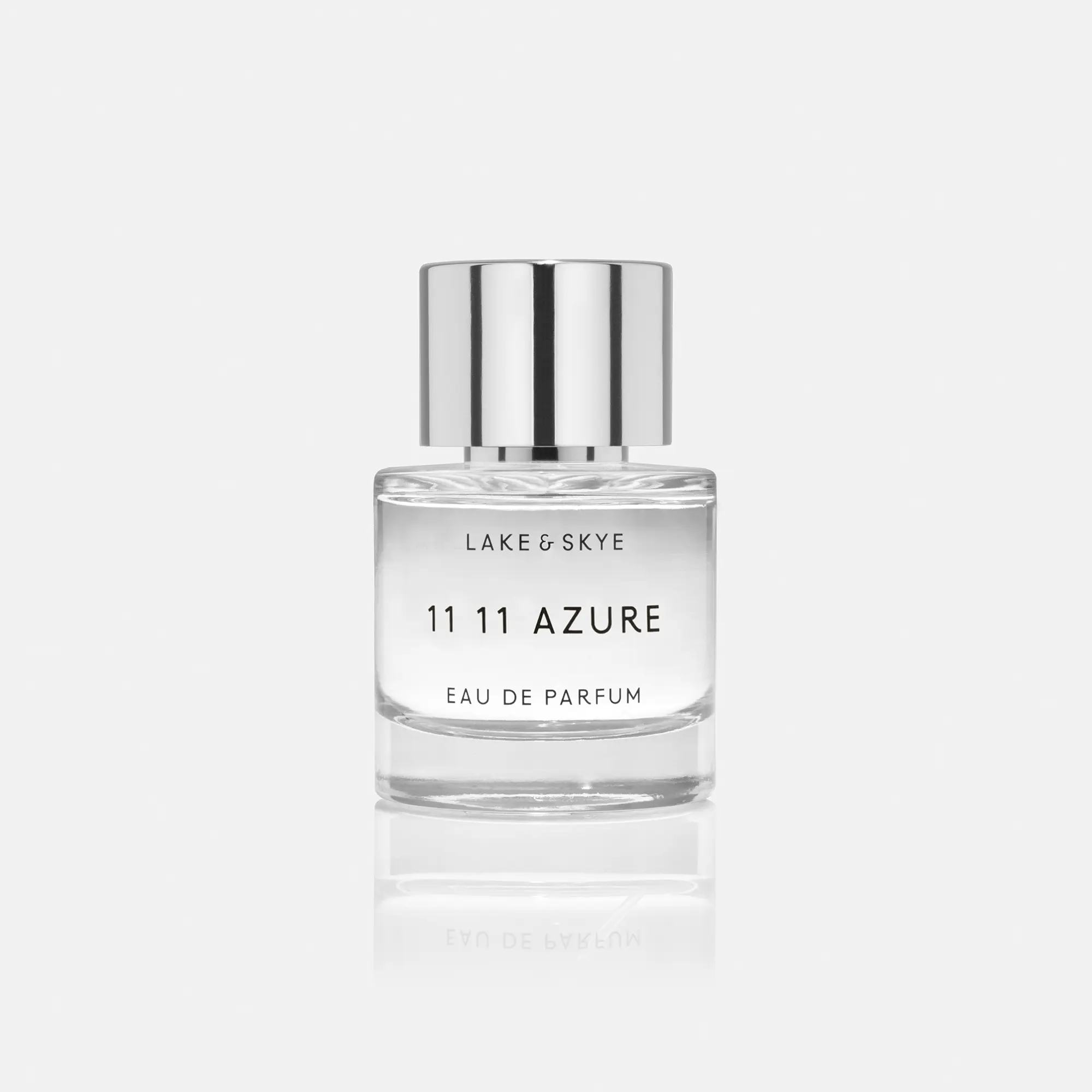 Lake & Skye 11 11 Azure Eau de Parfum, 50ml (1.7 fl oz) Fresh Aquatic Musk Fragrance with Lotus Blossom, Blue Amber & Bergamot