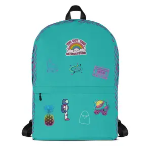 Turquoise You Got This or Whatever Backpack | Kids Teens Adults | 90s 2000s