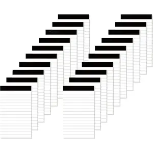 Small Notepad, 3 x 5 Inch Ultra Quality Note Pads, Server Lined Papers and Desk Notepads for Office Supplies, Writing and Memo pads 30 Sheets Each