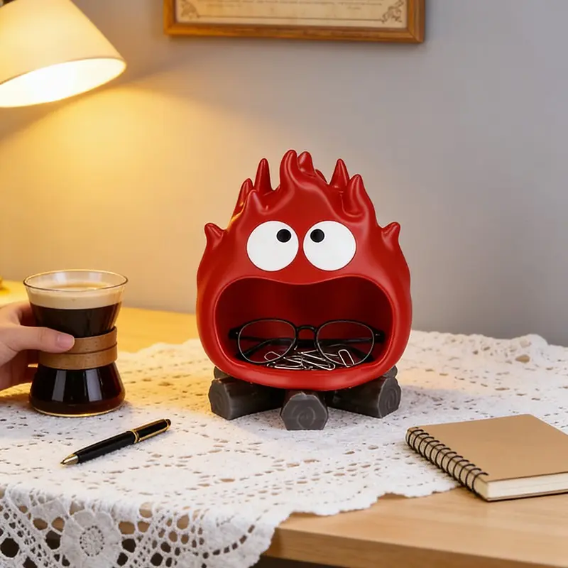 Cute Cartoon Desktop Organizer, Key Decoration for Home Office, Perfect Gift for Moving, Unique Desk Accessory, Fun Desk Accessories, Ideal for Gifts and Relocations, Cute Accessories Desk