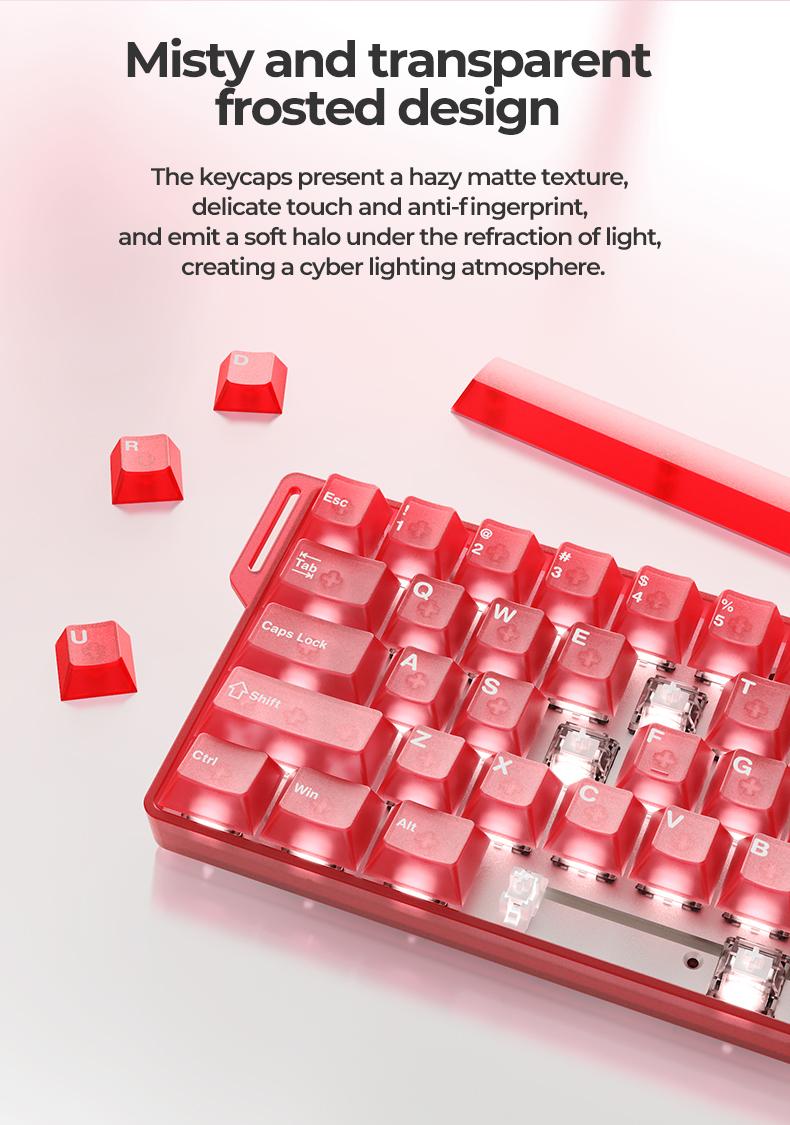 DAREU COOL60 | Wired 8K Magnetic Gaming Keyboard 0.01mmRT Accuracy